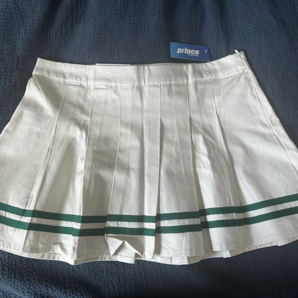 Prince Dresses & Skirts - Prince x Target White Pickleball Skirt with Green stripes